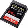 Picture of SanDisk 64GB SDXC SD Extreme Pro Memory Card Bundle Works with Nikon D3500, D7500, D5600 Digital DSLR Camera 4K V30 U3 (SDSDXXY-064G-GN4IN) Plus (1) Everything But Stromboli (TM) 3.0 SD/Micro Reader