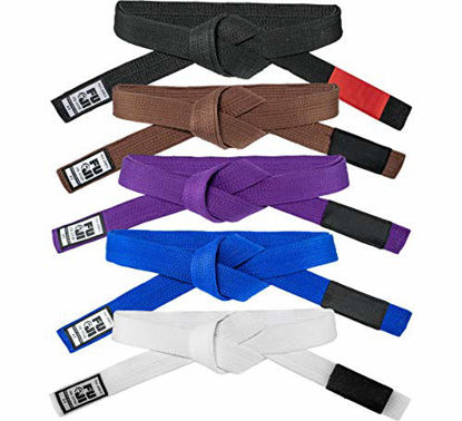Picture of Fuji - Premium Pearl Weave BJJ Belt, Cotton-Blend Jiu-Jitsu Gi Belt, 1.5 Inches Wide