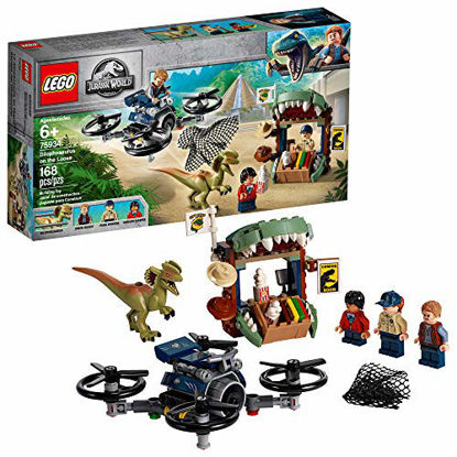 Picture of LEGO Jurassic World Dilophosaurus on The Loose 75934 Building Kit (168 Pieces)