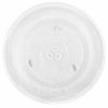 Picture of 12.5'' Microwave Glass Plate Turntable Replacement 12 1/2" for 3 Part Bushing Couplers Centerpieces, Round Rotating Dish Tray for Microwaves