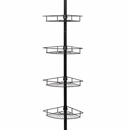 Picture of Zenna Home, Bronze 2156HB Shower Tension Pole Caddy