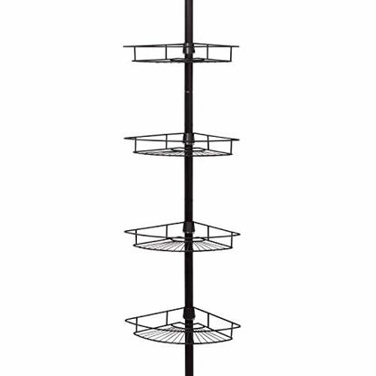 Picture of Zenna Home, Bronze 2156HB Shower Tension Pole Caddy