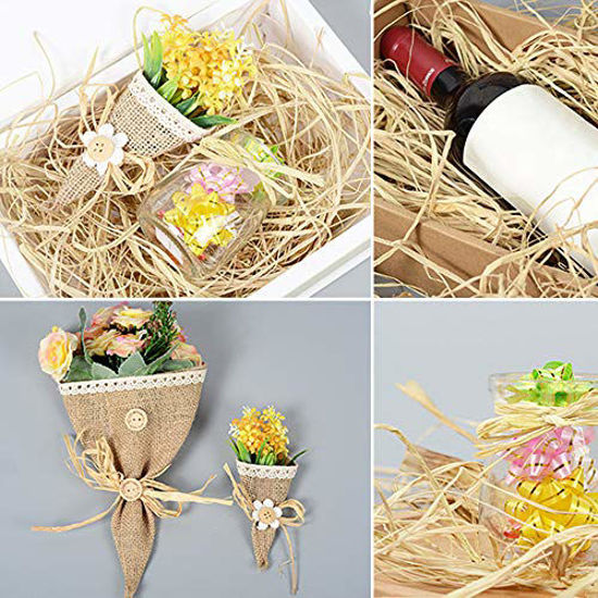 GetUSCart Natural Christmas Raffia Ribbon,2 x 50g Paper Raffia Ribbon Perfect for Crafts