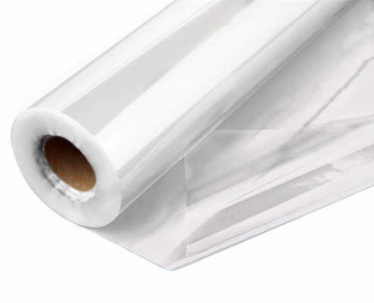Picture of Clear Cellophane Wrap Roll 16 Inches Wide 100 Feet Long Thick Cellophane Roll for Baskets Gifts Flowers Food Safe Cello Rolls. (16"x100')