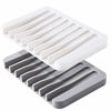 Picture of Mcyye 2PCS Self Draining Soap Dishes, Premium Silicone Soap Holder, Soap Saver for Shower, Bathroom, Kitchen, Bath Tub, Razor, Sponges, Easy Clean with a Little Water, Extend Soap Life, Easy Dry