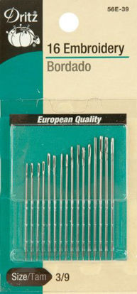 Picture of Dritz Embroidery Hand Needles, Size 3/9 (16-Count)