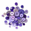 Picture of Buttons Galore Haberdashery Button, Purples
