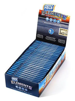 Picture of Elements Perfect Fold Ultra Thin Rice Papers (1.25) 50 Leaves Per Pack, Box of 25 Packs = 1250 Leaves