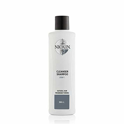 Picture of Nioxin System 2 Cleanser Shampoo for Natural Hair with Progressed Thinning, 10.1 oz