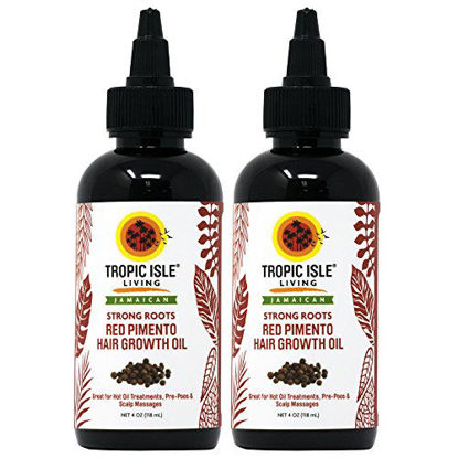 Picture of Strong Roots Red Pimento Hair Growth Oil 4 Oz (pack of 2) WITH FREE APPLICATOR !! by Tropic Isle Living