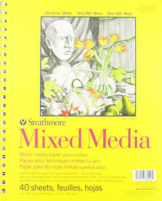 Picture of Strathmore (362-9) 300 Series Mixed Media Pad, 9"x12", 40 Sheets