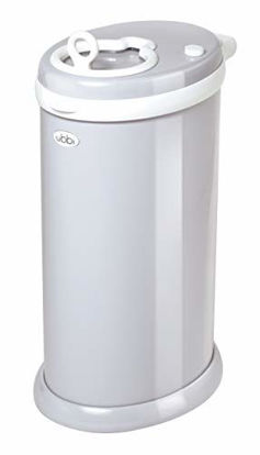 Picture of Ubbi Steel Odor Locking, No Special Bag Required Money Saving, Awards-Winning, Modern Design Registry Must-Have Diaper Pail, Gray