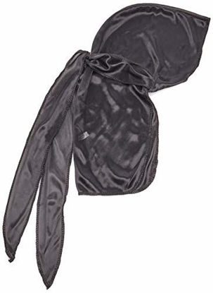 Picture of Dream Du-rag Deluxe Smooth & Thick Black Glowing, 1 Ea, 1count