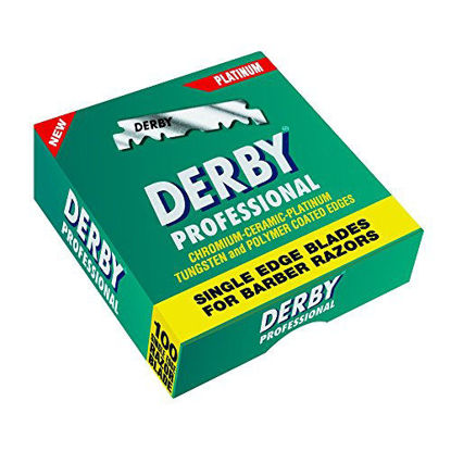 Picture of Derby Professional Single Edge Razor Blades, 100 Count