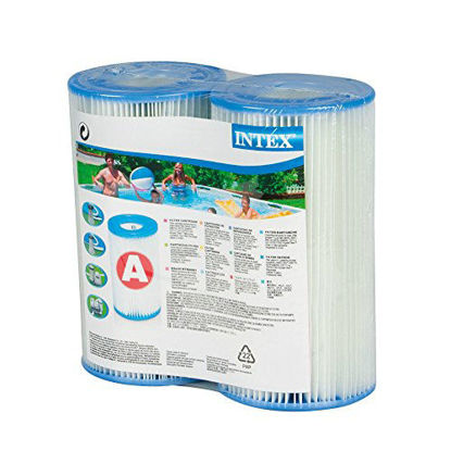 Picture of Intex Type A Filter Cartridge for Pools, Twin Pack