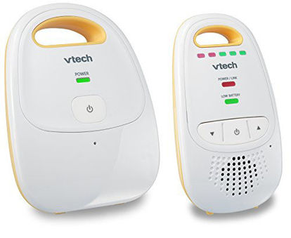 Picture of VTech DM111 Audio Baby Monitor with up to 1,000 ft of Range, 5-Level Sound Indicator, Digitized Transmission & Belt Clip