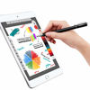 Picture of MEKO Universal Stylus,[2 in 1 Precision Series] Disc Stylus Touch Screen Pens for All Capacitive Touch Screens Cell Phones, Tablets, Laptops Bundle with 6 Replacement Tips - (2 Pcs, Black/Black)