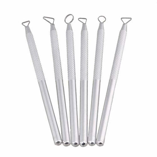 Picture of RDEXP 12-13cm Ribbon Trimming Clay Pottery Sculpting Tools One End Aluminum Set of 6