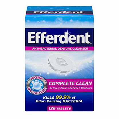 Picture of Efferdent Denture Cleanser Tablets, Complete Clean, 126 Tablets