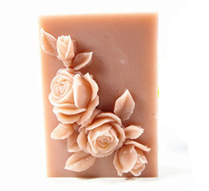 Picture of Longzang Love Rose Mould S377 Art Silicone Soap Craft DIY Handmade Candle Molds