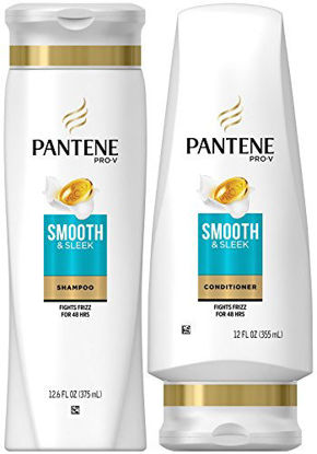 Picture of Pantene Pro-V DUO Set Shampoo 12.6 Ounce + Conditioner 12 Ounce (Smooth and Sleek)