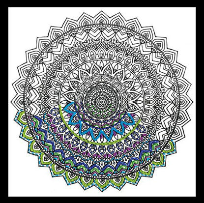 Picture of Tobin Zenbroidery Stamped Embroidery 10"X10"-Mandala