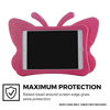 Picture of Tading Kids Case for Apple iPad Mini 5/4/3/2/1 7.9 inch Only, Lightweight Shockproof EVA Foam Stand Cover for iPad Mini, Mini 5 (2019), Mini 4, iPad Mini 3rd Generation, Mini 2 Tablet - Butterfly Rose