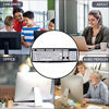 Picture of Nuklz N Large Print Computer Keyboard | Visually Impaired Keyboard | High Contrast Black and White Keys Makes Typing Easy | Perfect for Seniors and Those Just Learning to Type