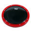 Picture of Remo RT-0008-58 8" Red Tunable Practice Pad with Ambassador Ebony Drumhead