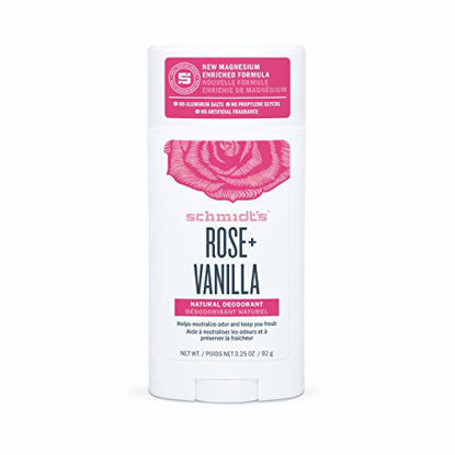 Picture of Schmidt's Natural Deodorant - Scent, Rose + Vanilla, 3.25 Ounce