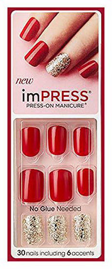 Kiss imPress Press-On Black and White Manicure Nails India | Ubuy
