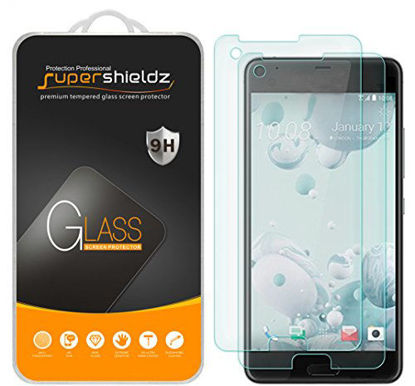 Picture of (2 Pack) Supershieldz for HTC U Ultra Tempered Glass Screen Protector, Anti Scratch, Bubble Free
