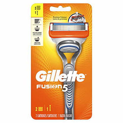 Picture of Gillette Fusion5 Men's Razor Handle + 2 Blade Refills