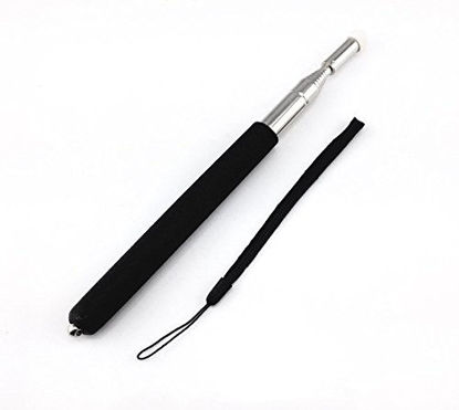 Picture of Honbay Retractable Telescopic Teacher Hand Pointer Classroom Electronic Whiteboard Teaching Pointer Scalable Leader Baton Tour Guide Flagpole with Lanyard