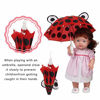Picture of Huang Cheng Toys 12 Pcs Set Handmade Lovely Baby Doll Clothes Dress Outfits Costumes for 14 to 15-inch Doll Cloth Hat Cap Umbrella Mirror Comb Girl Christmas Birthday Gift for Little Girl