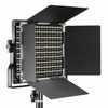 Picture of Neewer 2 Pieces Bi-color 660 LED Video Light and Stand Kit Includes:(2)3200-5600K CRI 96+ Dimmable Light with U Bracket and Barndoor and (2)75 inches Light Stand for Studio Photography, Video Shooting