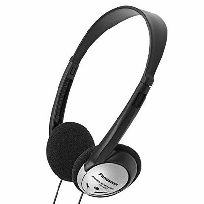 Picture of Panasonic Headphones On-Ear Lightweight with XBS RP-HT21 (Black & Silver)