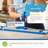 Picture of 18" Professional Microfiber Mop | Adjustable Stainless Steel Handle | 3 Premium Mop Pads + 2 Free Microfiber Cloths | Perfect for Wet and Dust Mopping Hardwood, Laminate, Concrete, Tile, Stone, Vinyl