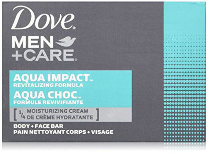 Picture of Dove Men + Care Body + Face Bars Aqua Impact - 6 ct