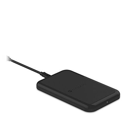 Picture of Mophie Charge Force Wireless Charge Pad - Qi Wireless Charging for Apple iPhone X, iPhone 8, iPhone 8 Plus, and Qi Enabled Smartphones and Juice Packs - Black