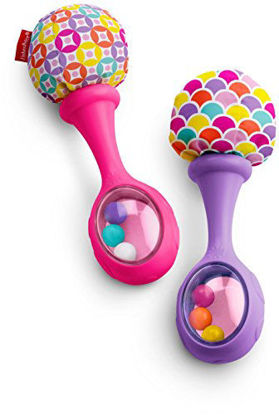 Picture of Fisher-Price Rattle 'n Rock Maracas, Pink/Purple [Amazon Exclusive]