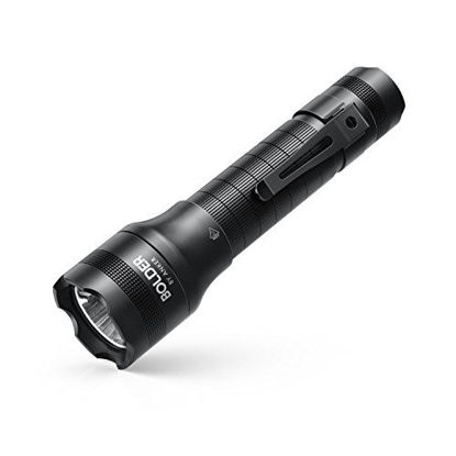 Picture of Anker Rechargeable Bolder LC40 Flashlight, LED Torch, Super Bright 400 Lumens CREE LED, IPX5 Water Resistant, 5 Modes High/Medium/Low/Strobe/SOS, Indoor/Outdoor (Camping, Hiking and Emergency Use)