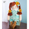 Picture of Simplicity Stuffed Doll with Clothes Art and Craft Sewing Template, One Size Only