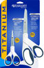 Picture of Westcott 8" Bent and 5" Straight Titanium Bonded Craft Scissors with Micro Tip, 2-Pack