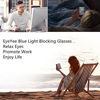 Picture of Computer Glasses Blue Light Blocking Reader Gaming Screen Digital Eyeglasses Anti Glare Eye Strain Transparent Lens UV Light Weight for Women Men Essential Gaming Gear Magnification 0