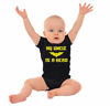 Picture of Brisco Brands My Uncle is a Hero Superhero Bat Unisex Baby Bodysuits Black