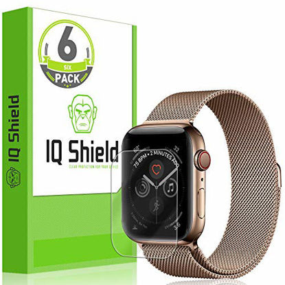 Picture of IQ Shield Screen Protector Compatible with Apple Watch Series 4 (44mm)(6-Pack)(Easy Install) Anti-Bubble Clear Film