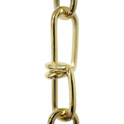 Picture of RCH Hardware CH-S52-03-PB-3 Steel Basket Chain, Polished Brass (3 Feet)