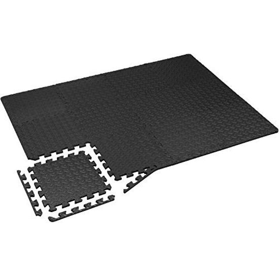 GetUSCart Yes4All Interlocking Exercise Foam Mats with Border