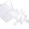 Picture of Large Separate Diamond Embroidery Box Dividers Diamond Painting Accessory Storage Box Large Size for DIY Art Craft Jewelry Nail Accessory Storage and Organizer (28 Grids)